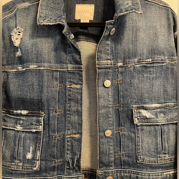 Guess dark denim jacket - Picture 2 of 7